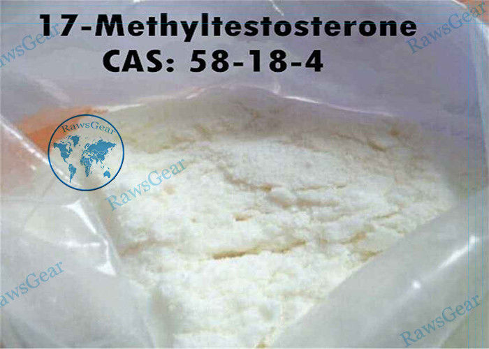 99% Purity Testosterone Steroid 17-Methyltestosterone For Hormone Growth CAS 58-18-4